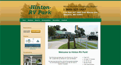 Desktop Screenshot of hintonrvpark.com